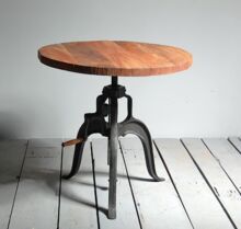 Industrial Cast Crank Table