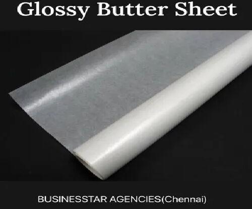 Glossy Butter Paper, Color : white