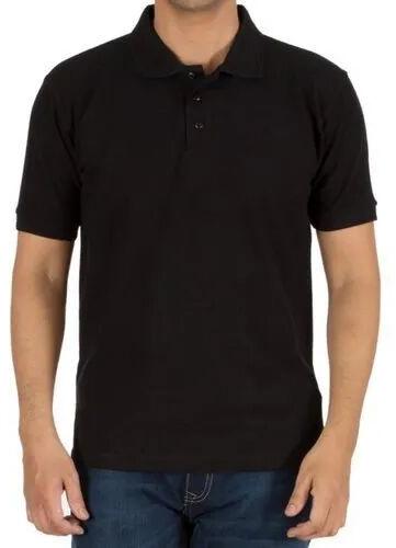 Plain Cotton Pique T Shirt, Size : Medium