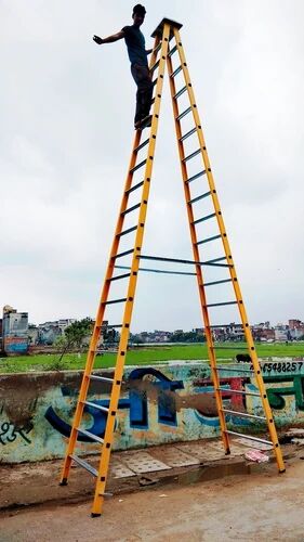 Yellow Frp Folding Ladder