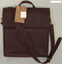 Genuine Leather Sling Messenger Bag