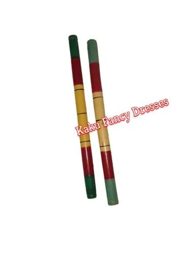  Wooden Dandiya Stick, Size : Multi