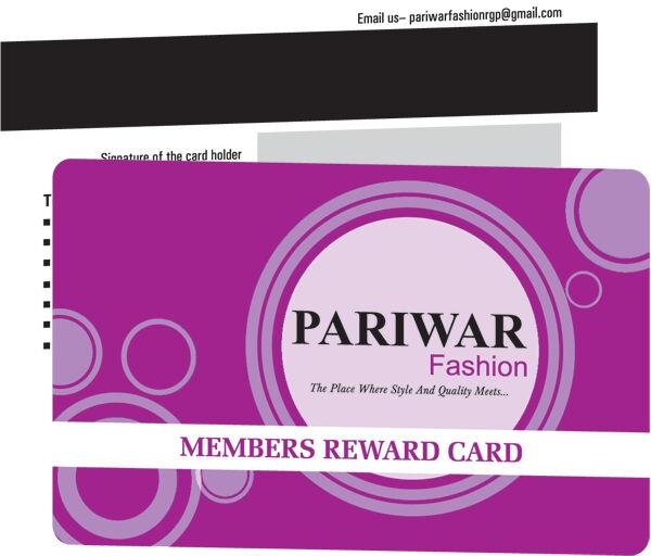 Privilege/loyalty Cards For Garment Stores