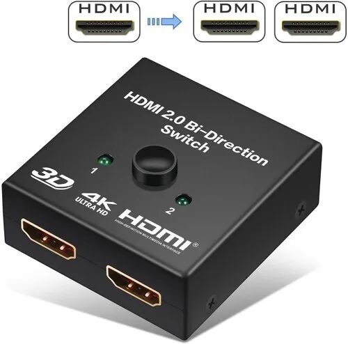 Bidirectional HDMI Switch, Color : Black