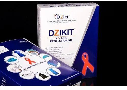 DISPOSABLE HIV Protection Kit, Packaging Type : Box