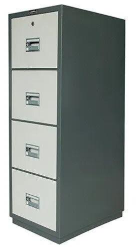 Mild Steel Filing Cabinet, Color : Gray