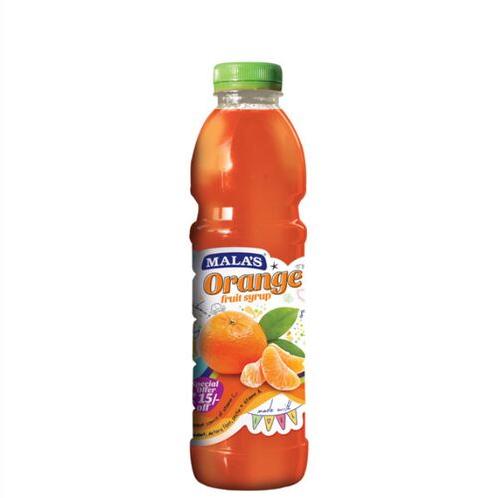 Mala''S Orange Syrup, Packaging Size : 750ml