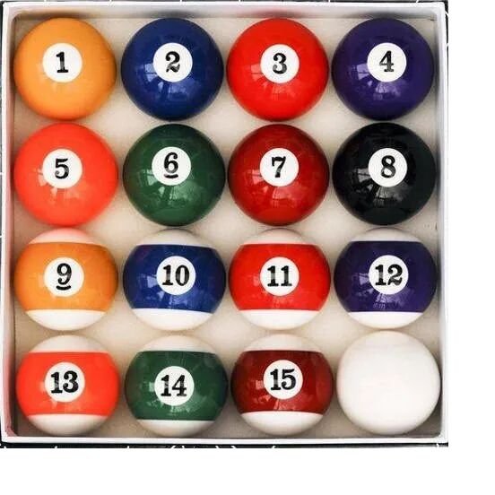 Round Pool Balls, for Sports