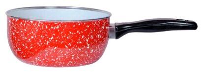 Enamel Sauce Pan, Color : Red