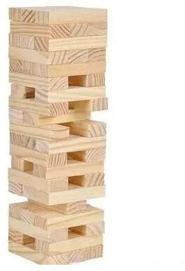 Wooden Jenga Toy, for Personal, Gender : Unisex