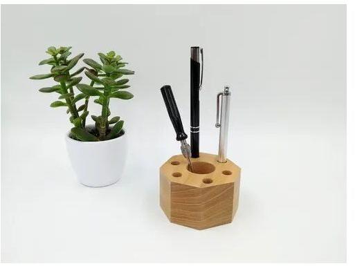 Paras Enterprises Wooden Pen Stand, Packaging Type : Boox, Box