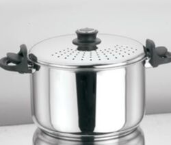 Vinod Stainless Steel Pasta Pot, Color : Silver