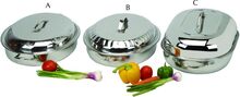 Metal Stainless Oval Curry Dish, Feature : Eco-Friendly