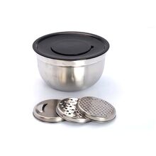 Stainless Steel Bowl Grater and Set