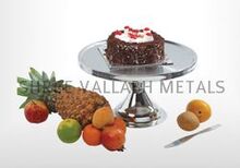 Stainless Steel Cake Display Stand, Size : 33 CM DIAMETER