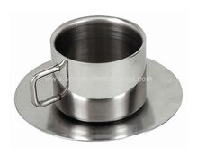 Stainless Steel Double Wall Cup Saucer