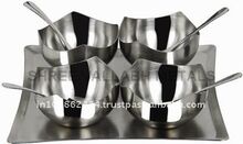 Steel Ice Cream Cup Set, Feature : Eco-Friendly