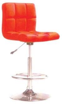 Orange Leather Restaurant Chairs