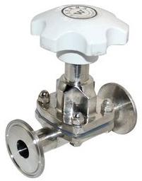 Stainless Steel Diaphragm Valve, Color : Silver