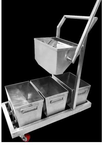 Stainless Steel SS Mopping Trolley
