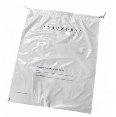 PP Disposable Laundry Bag, Color : White