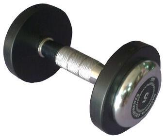 Steel Gym Dumbbell, for Commercial, Domestic, Handle Type : Straight