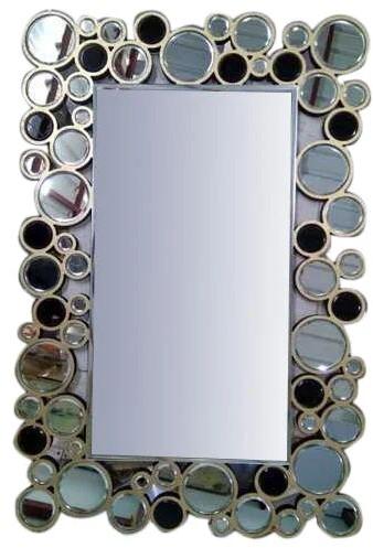 Plastic Designer Rectangle Glass Mirror, Size : 18 X 24 Inch, 16 X 20 Inch