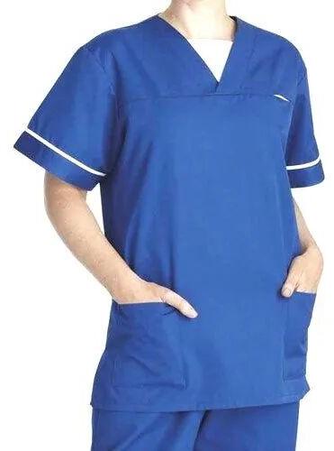 Plain Pure Cotton OT Scrub Suit, Size : M, XL