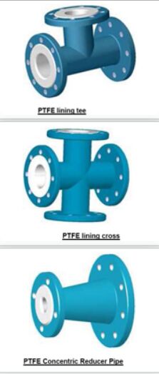 PFA LINING ON PIPE FITTINGS, Length : 350mm - 600mm up to 2000mm