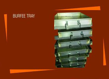 Aluminium BURFI TRAY, for Freezing Ice, Serving, Feature : Durable, Eco-Friendly, Flexible, Good Quality