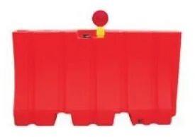Red ABS Plastic Road Barricade, for Traffic Control