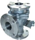 Carbon Steel 3 Way Ball Valve, Size : 15mm to 300mm