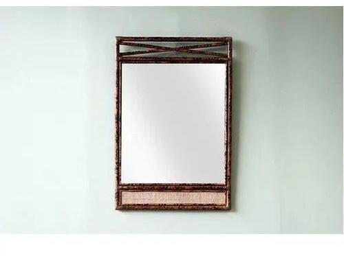 700w x 1050 mm high (Frame) Glass / Rattan Wooden Mirror