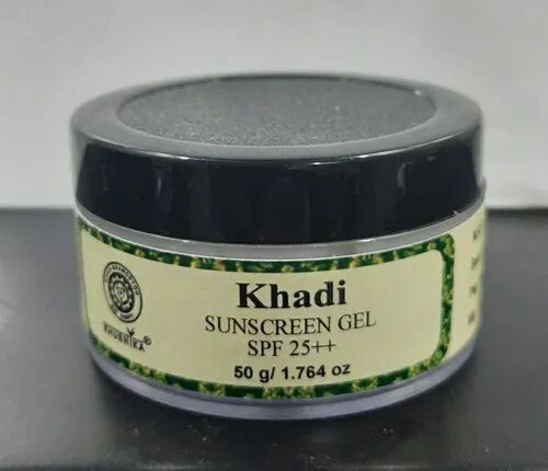 Khadi Herbal Sunscreen Gel, Packaging Size : 50g