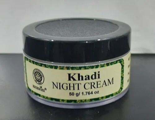 Khadi Night Cream, Packaging Size : 50g
