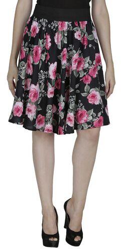 Printed Designer Ladies Skirts, Size : Medium