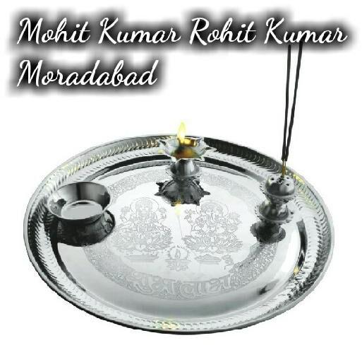 Stainless Steel Puja Plate