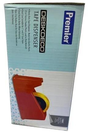 Premier Steel Manual Plastic Tape Dispenser, for Office, Packaging Type : Box
