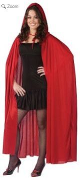 68 Inch Red Cape