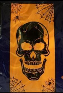 Light Up Skull Door Cover