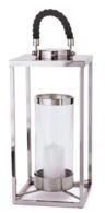 Stainless steel silver high quality polished candle lantern