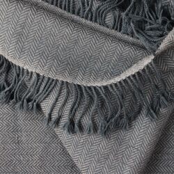 Cashmere Throw, Pattern : Handwoven