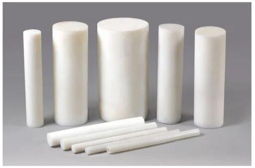 Cylindrical White Plastic Rods
