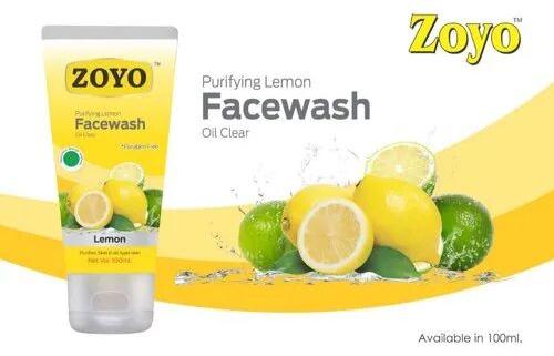 Zoyo Lemon Face Wash, Packaging Size : 100 ml