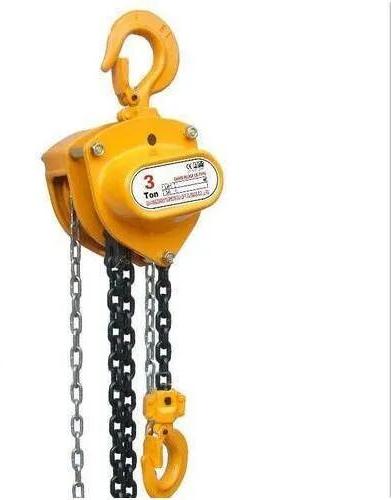 Stainless Steel Chain Pulley Block, Color : YELLOW