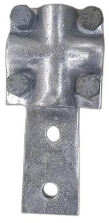 Aluminium Polished Isolator Pad Clamp