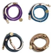 COTTON ROPE BRAIDED DOG LEASH