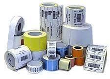 Plain Printed barcode labels, Size : 50*25mm