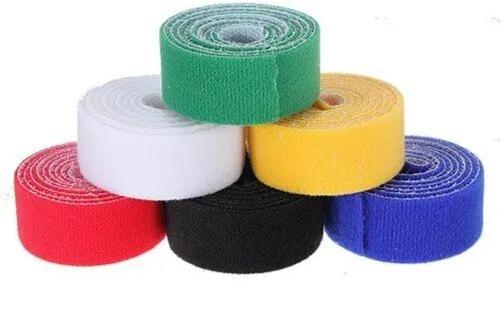 Cotton Loop Fastening Tape, Color : Red, Green, White, Yellow, Blue, Black Etc.