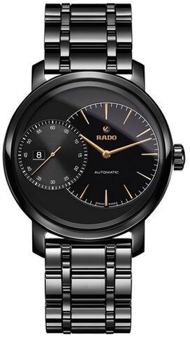 Black Rado Mens Diamaster Ceramic Watch